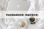 专业的网站建设托管（网站托管内容）